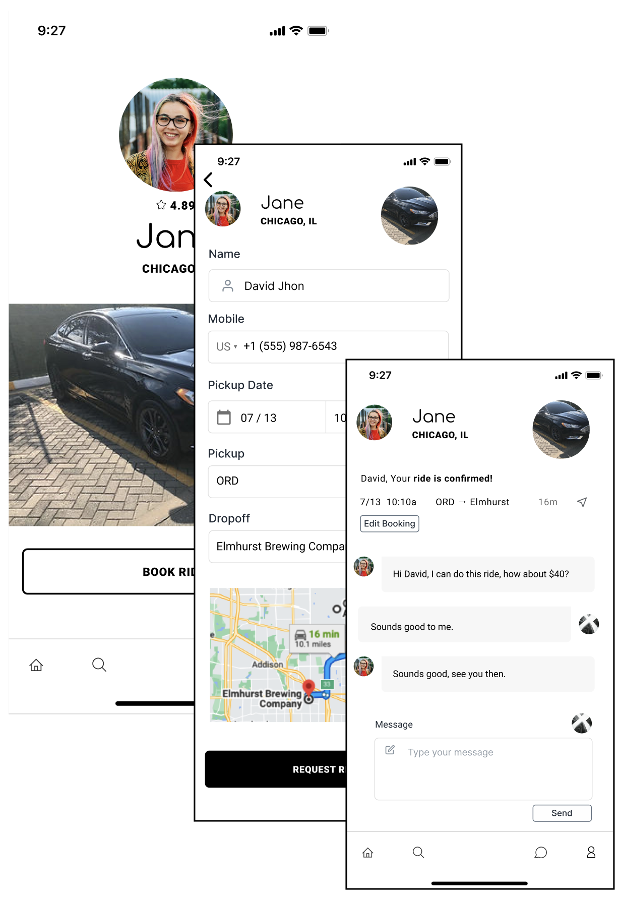 Product screenshots